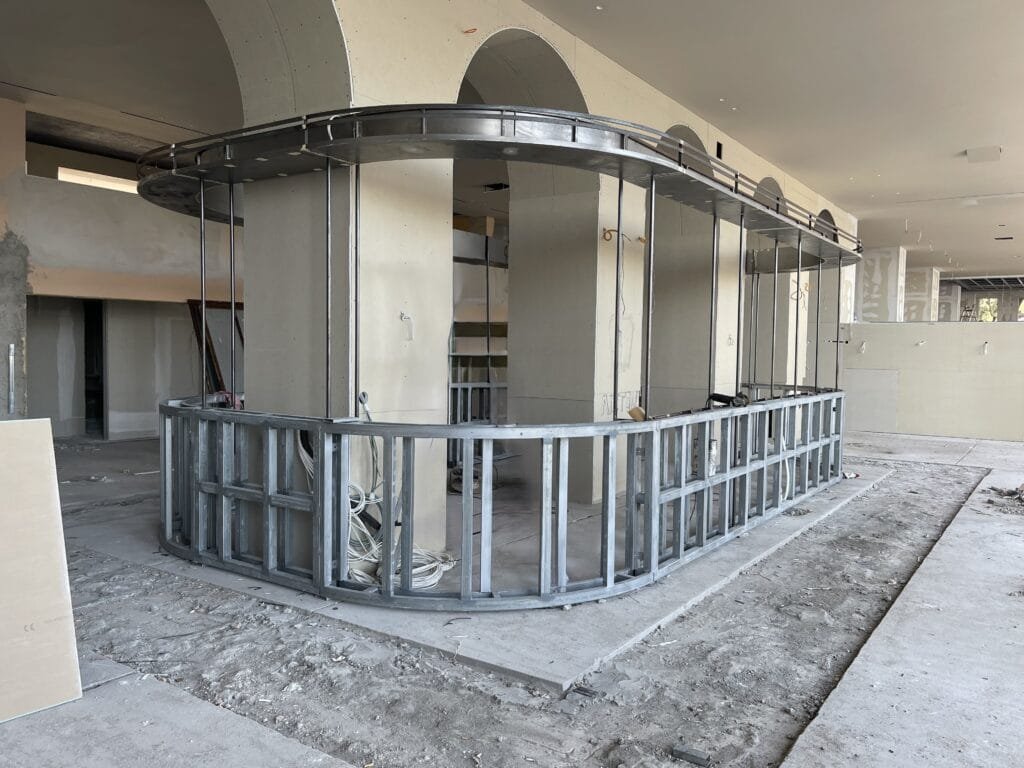 Specialized Metal Structures 2 Specialized Metal Structures for a hotel bar